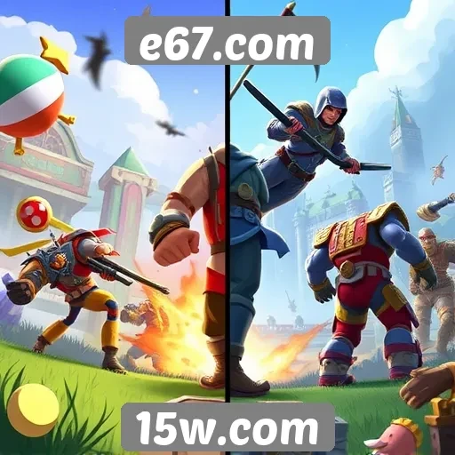 Comparativo entre jogos populares no e67.com
